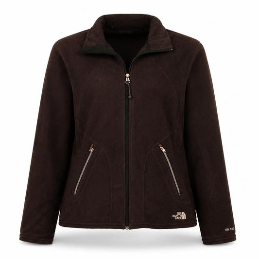 The North Face Women's Brown Full Zip Fleece Jacket Size S