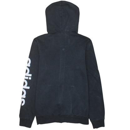 Boys UK Size 14-15 Years adidas Black Full Zip Hoodie