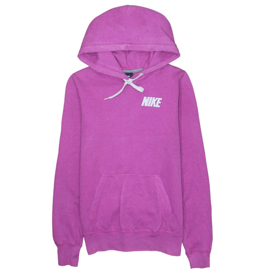 Womens UK Size S Nike Pink Pullover Hoodie