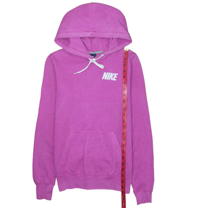 Womens UK Size S Nike Pink Pullover Hoodie