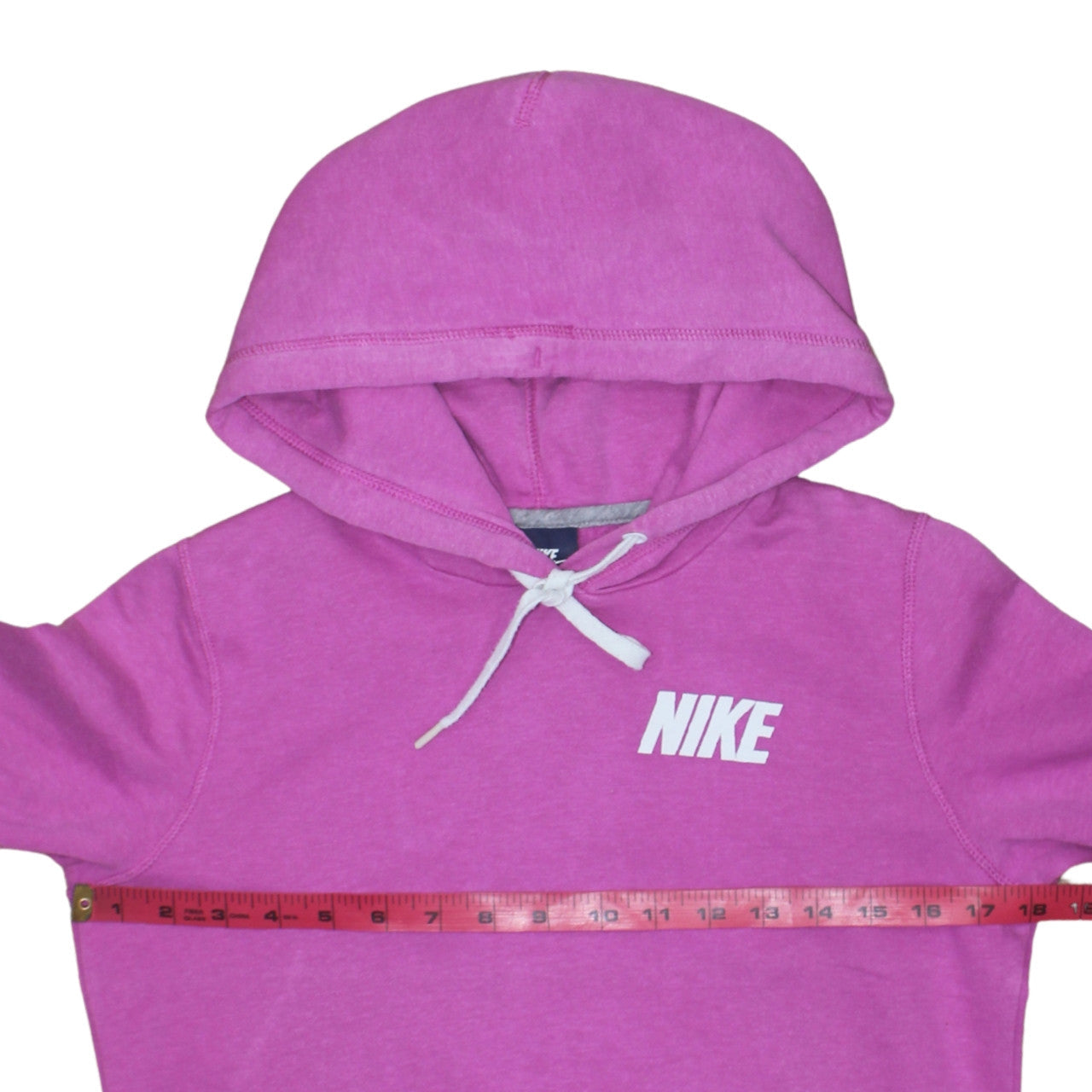 Womens UK Size S Nike Pink Pullover Hoodie