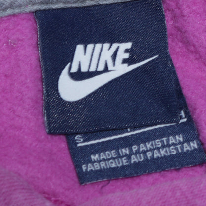 Womens UK Size S Nike Pink Pullover Hoodie