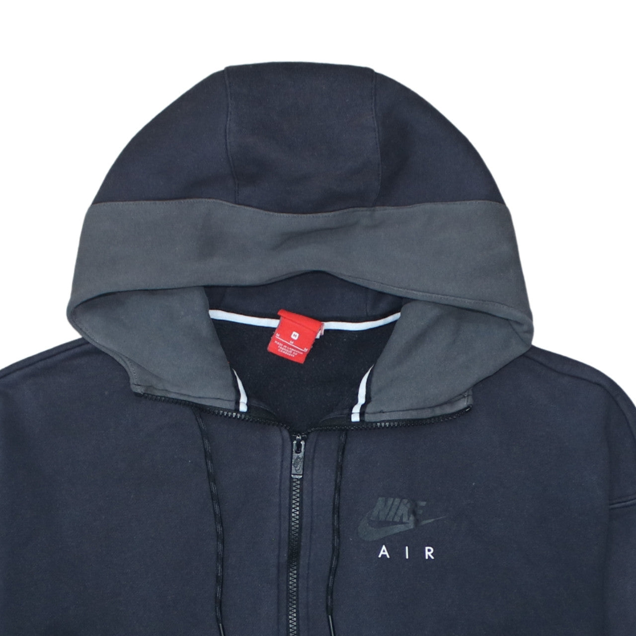 Mens UK Size M Nike Black Full Zip Hoodie