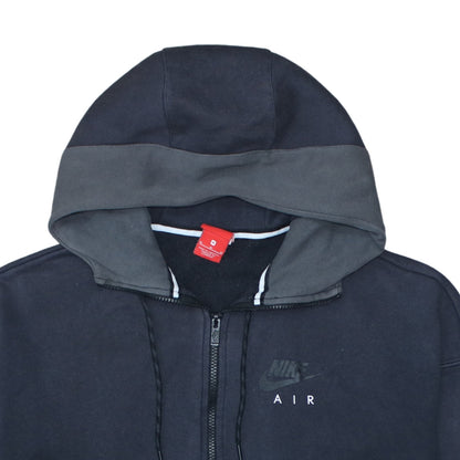 Mens UK Size M Nike Black Full Zip Hoodie