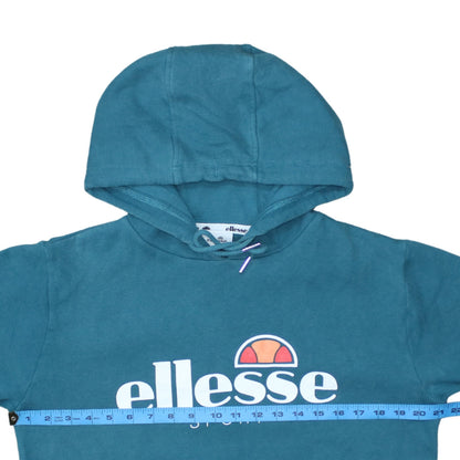 Womens UK Size 12 ellesse Blue Pullover Hoodie