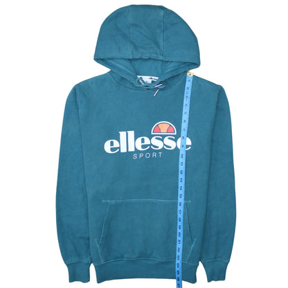 Womens UK Size 12 ellesse Blue Pullover Hoodie
