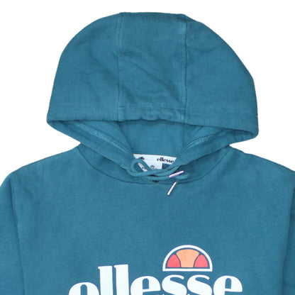 Womens UK Size 12 ellesse Blue Pullover Hoodie