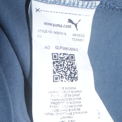 Mens UK Size L PUMA Blue Full Zip Hoodie
