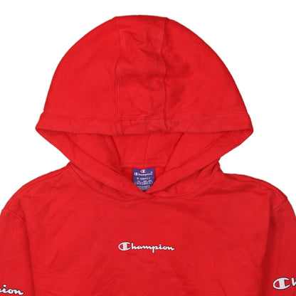 Mens UK Size XS Champion Red Pullover Hoodie