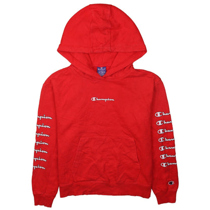 Mens UK Size XS Champion Red Pullover Hoodie