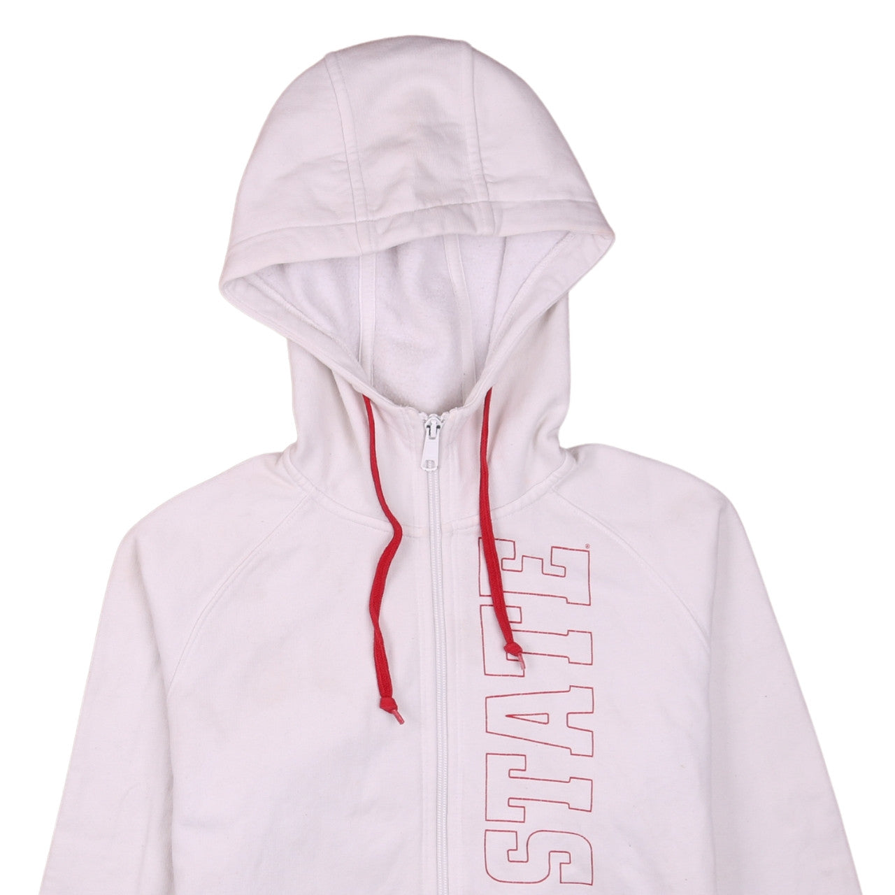 Womens UK Size M Columbia White Full Zip Hoodie