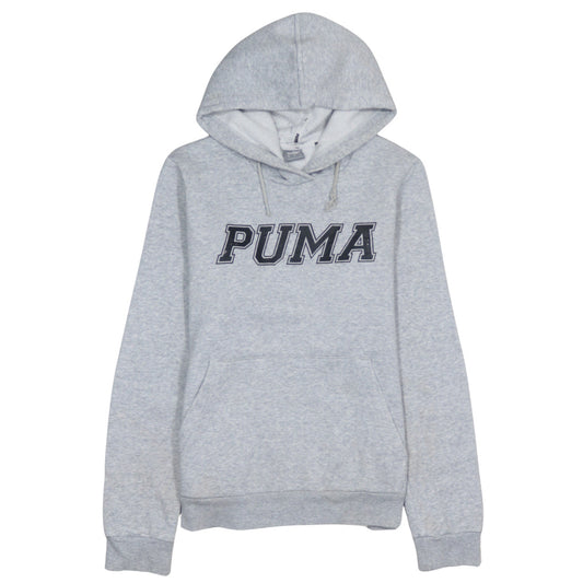 Womens UK Size 12 PUMA Grey Pullover Hoodie