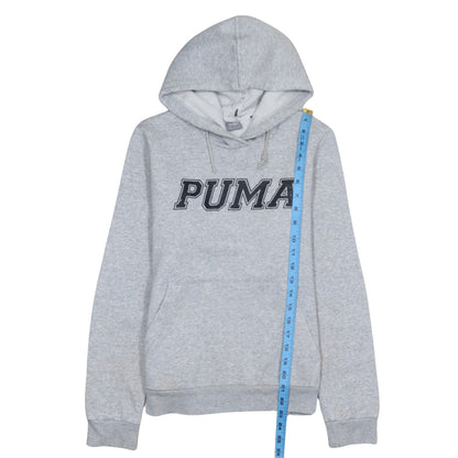 Womens UK Size 12 PUMA Grey Pullover Hoodie