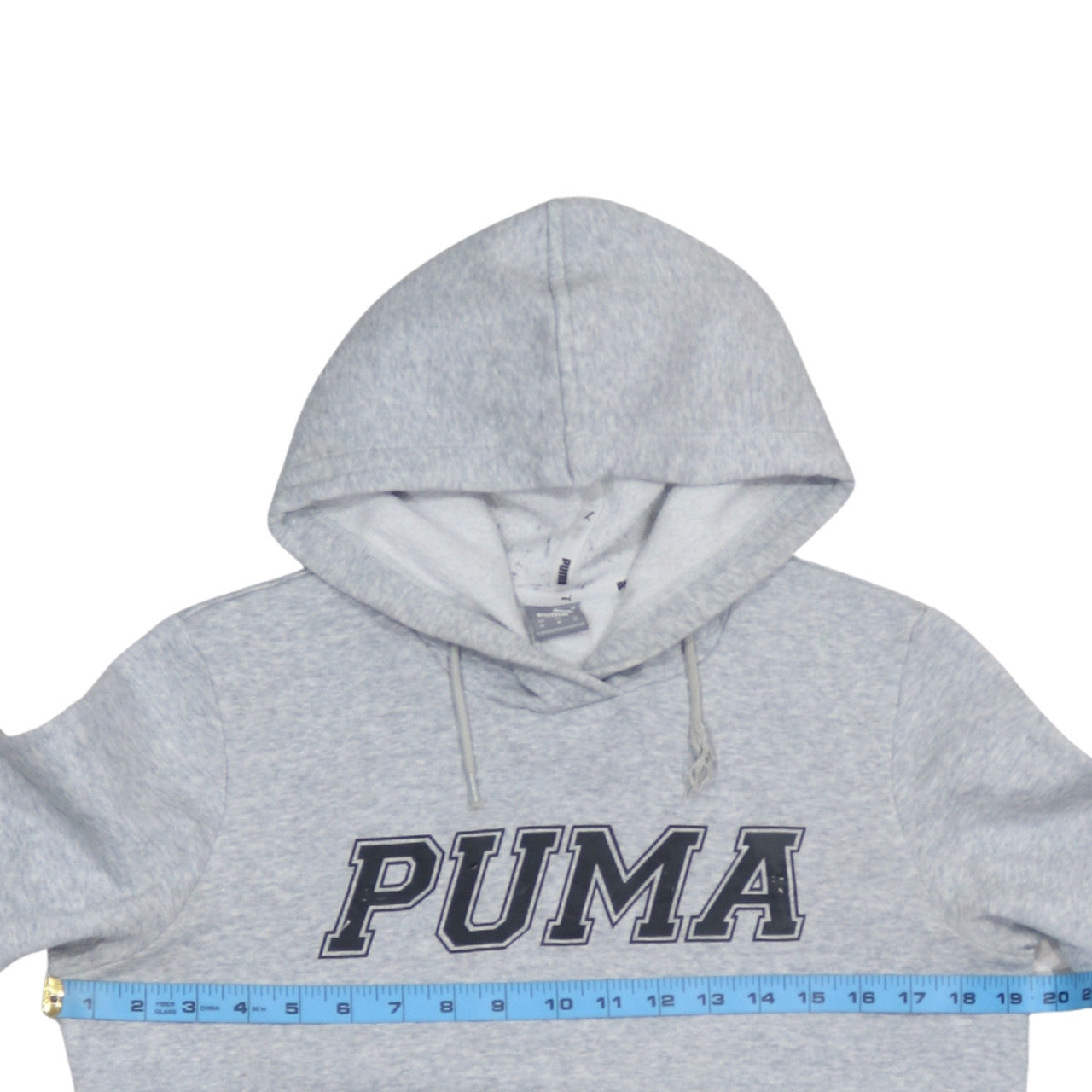Womens UK Size 12 PUMA Grey Pullover Hoodie