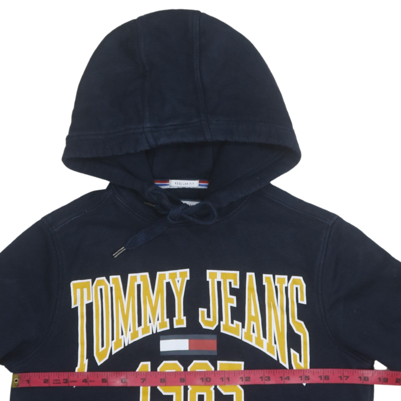 Mens UK Size XS Tommy Jeans Blue Pullover Hoodie