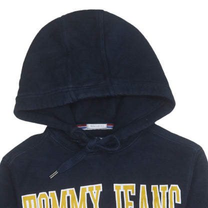 Mens UK Size XS Tommy Jeans Blue Pullover Hoodie