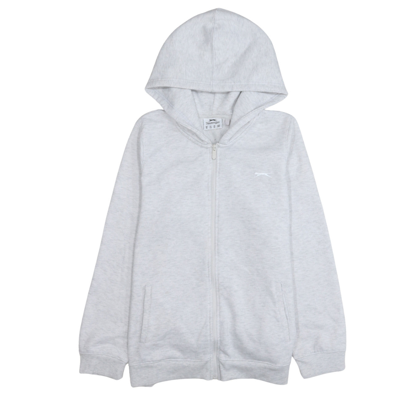 Womens UK Size 16 Slazenger Grey Full Zip Hoodie