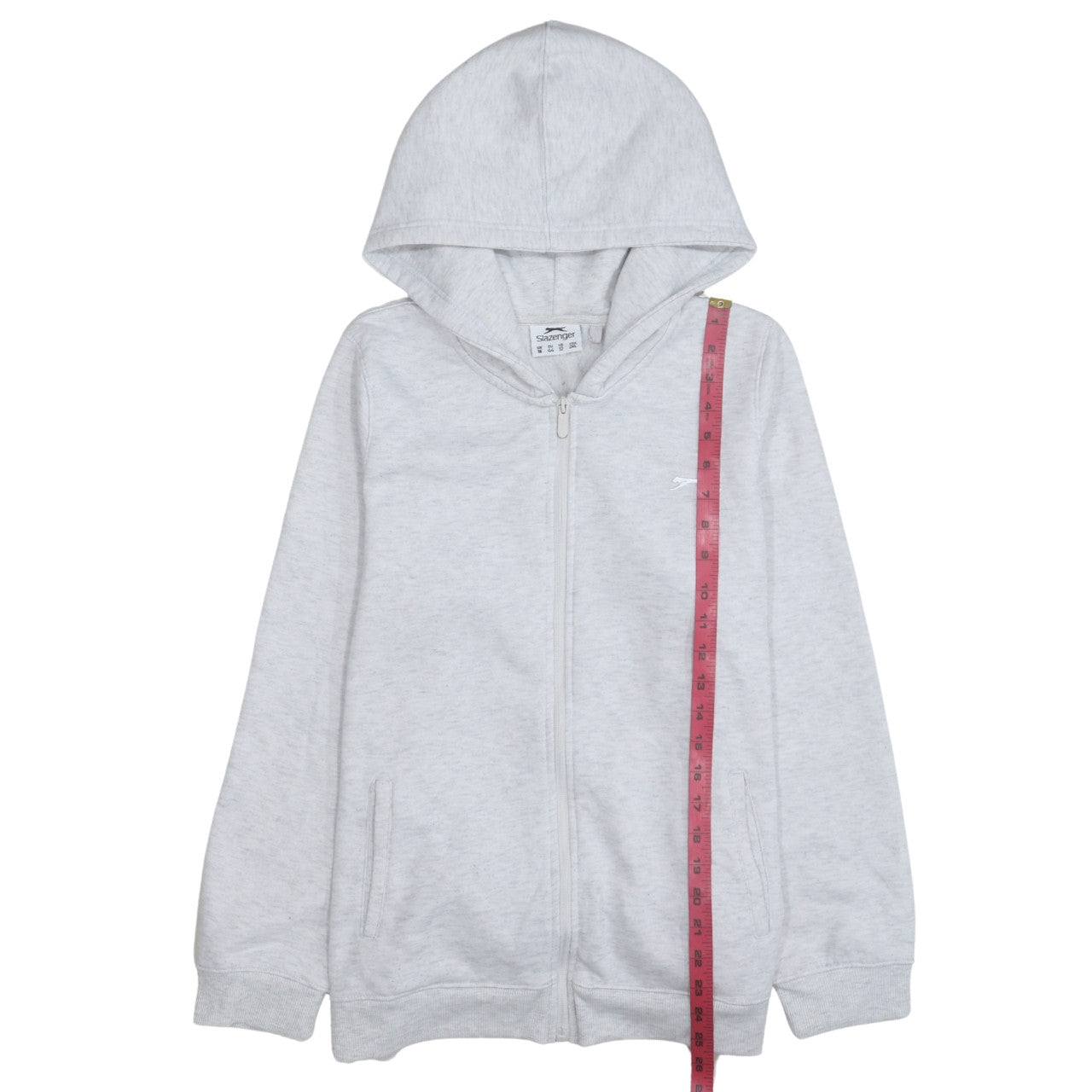 Womens UK Size 16 Slazenger Grey Full Zip Hoodie