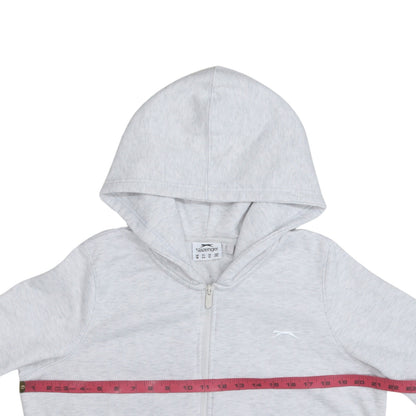Womens UK Size 16 Slazenger Grey Full Zip Hoodie