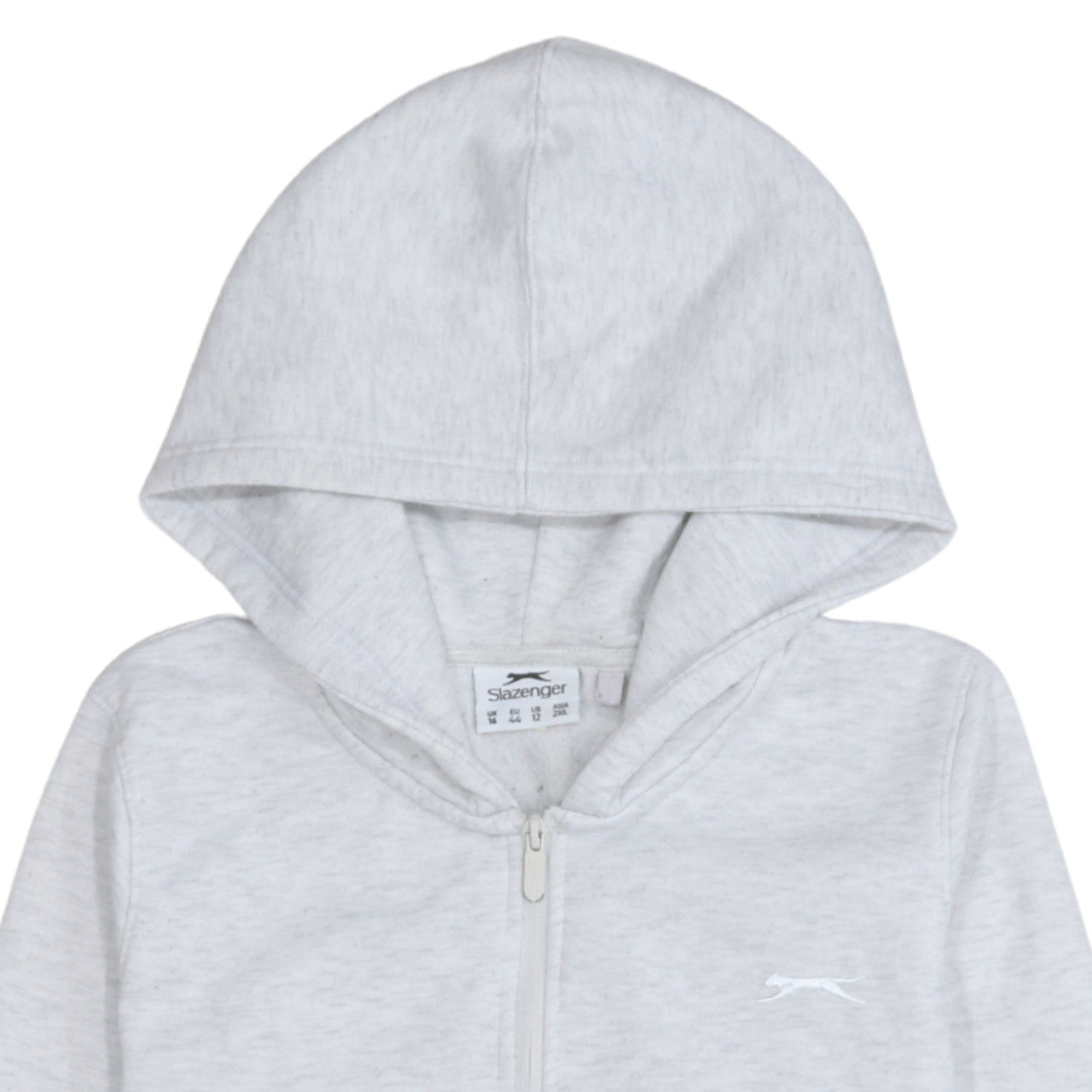Womens UK Size 16 Slazenger Grey Full Zip Hoodie