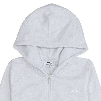 Womens UK Size 16 Slazenger Grey Full Zip Hoodie