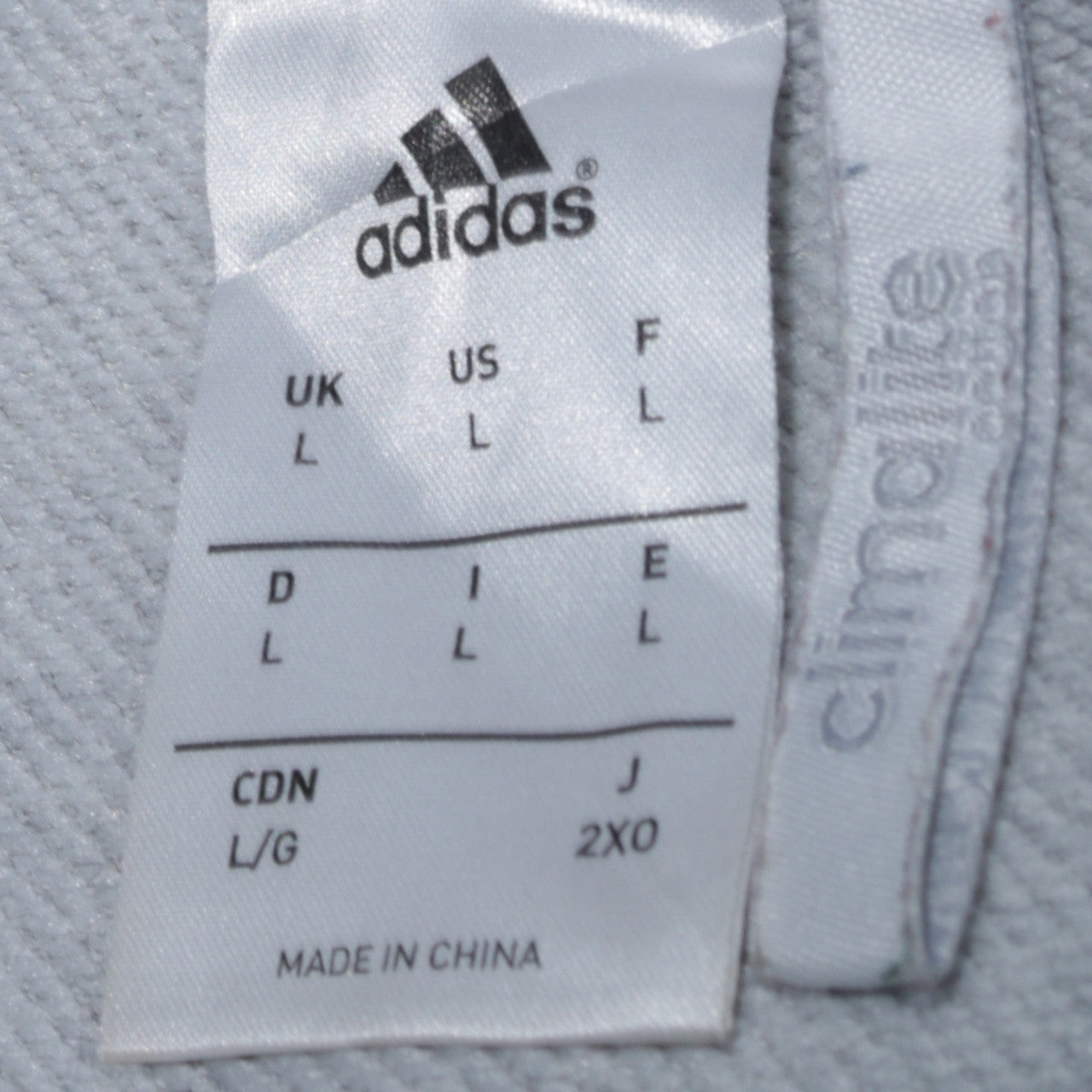 Mens UK Size L adidas Grey Pullover Sweatshirt