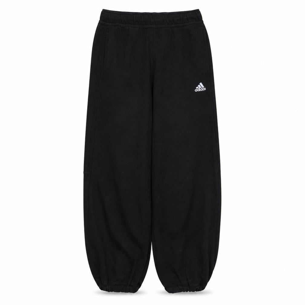 Front view of Adidas Men's Black XS Fleece Jogger Sweatpants Activewear