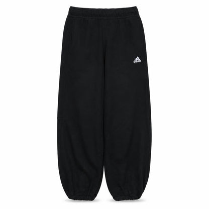 Front view of Adidas Men's Black XS Fleece Jogger Sweatpants Activewear