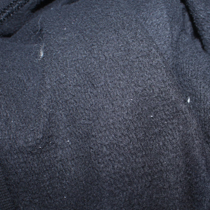 Mens UK Size M Russell Black Pullover Hoodie