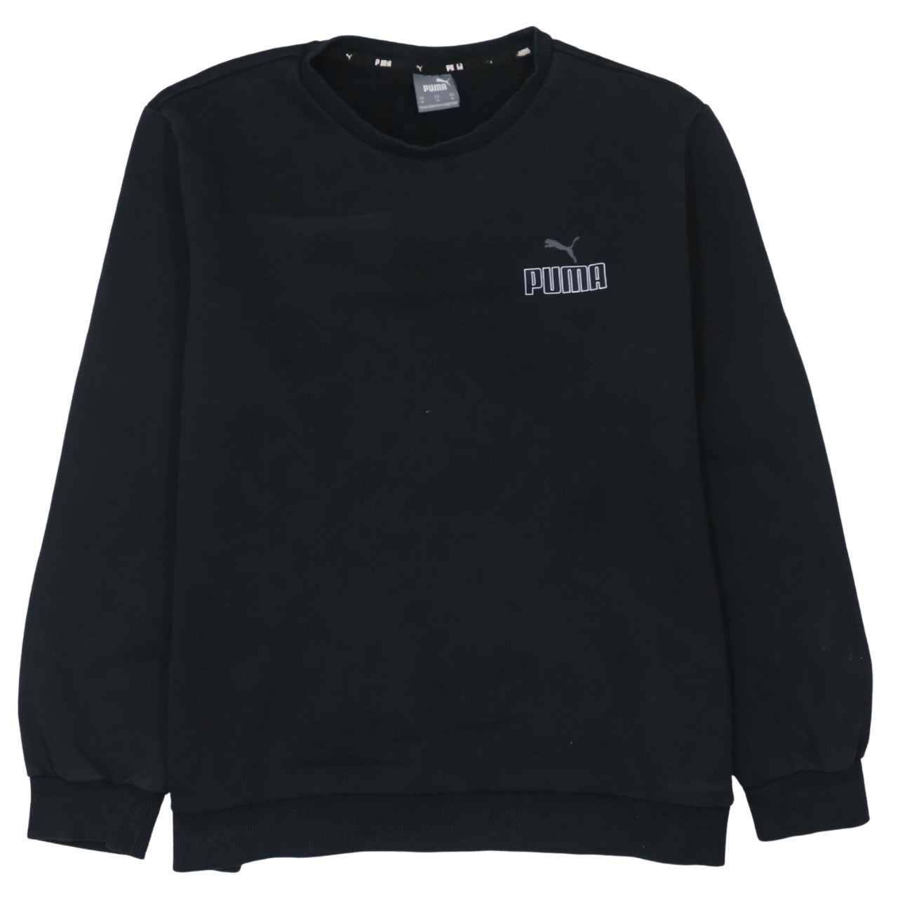 Mens UK Size XL PUMA Black Pullover Sweatshirt