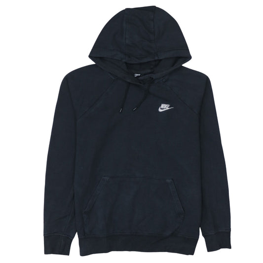 Womens UK Size M Nike Black Pullover Hoodie