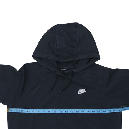 Womens UK Size M Nike Black Pullover Hoodie