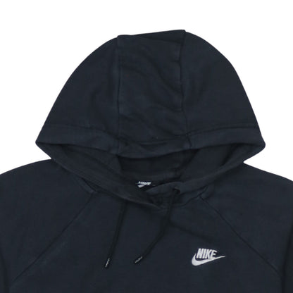 Womens UK Size M Nike Black Pullover Hoodie