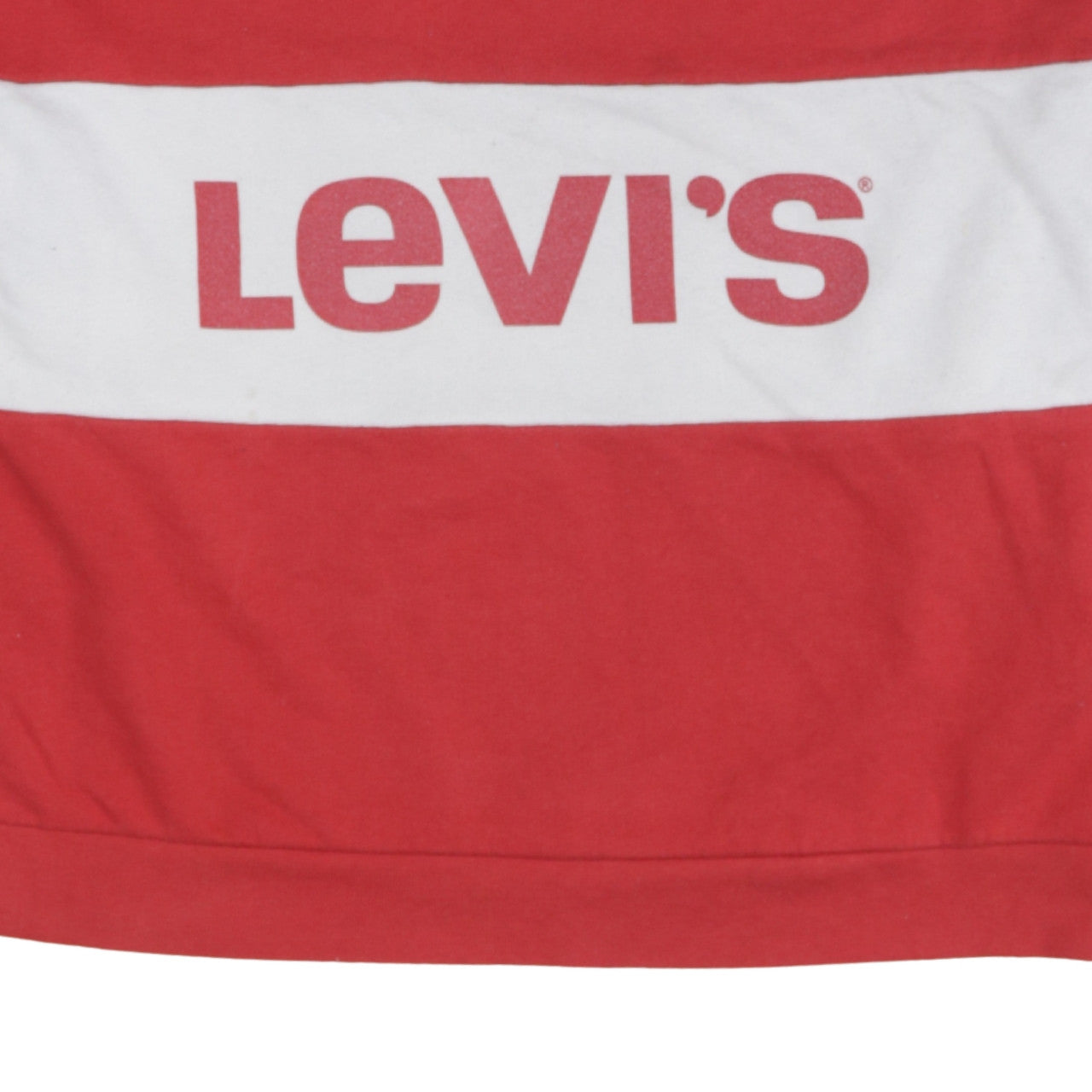 Womens UK Size S Levi's Red Pullover Sweatshirt