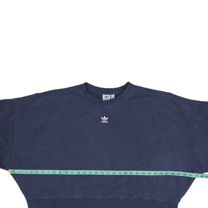 Womens UK Size 22 adidas Blue Pullover Sweatshirt