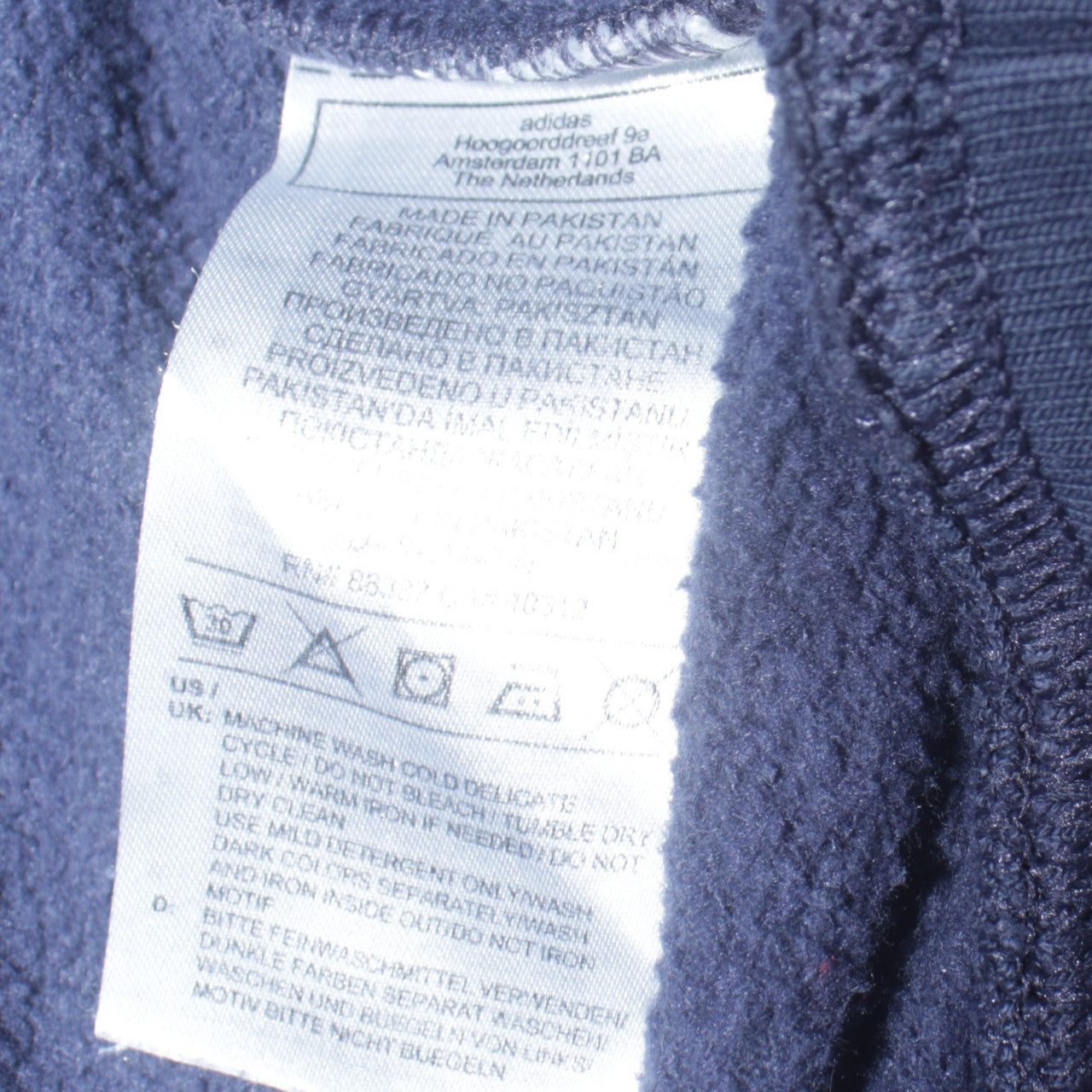 Womens UK Size 22 adidas Blue Pullover Sweatshirt