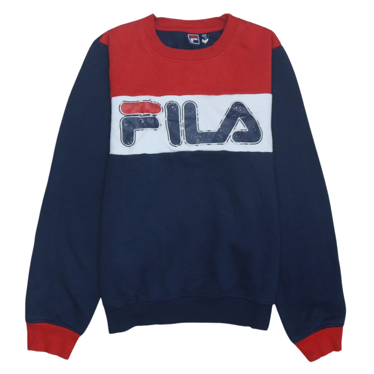 Boys UK Size 164 FILA Blue Pullover Sweatshirt