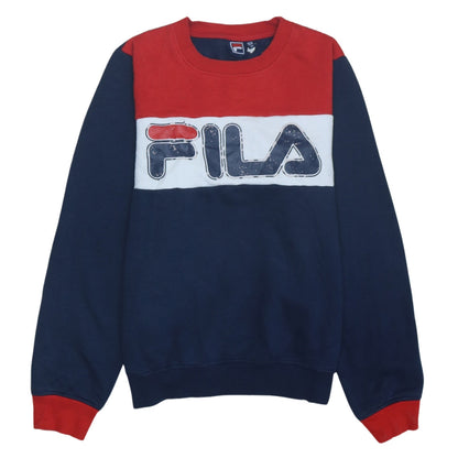 Boys UK Size 164 FILA Blue Pullover Sweatshirt