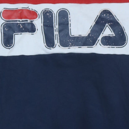 Boys UK Size 164 FILA Blue Pullover Sweatshirt