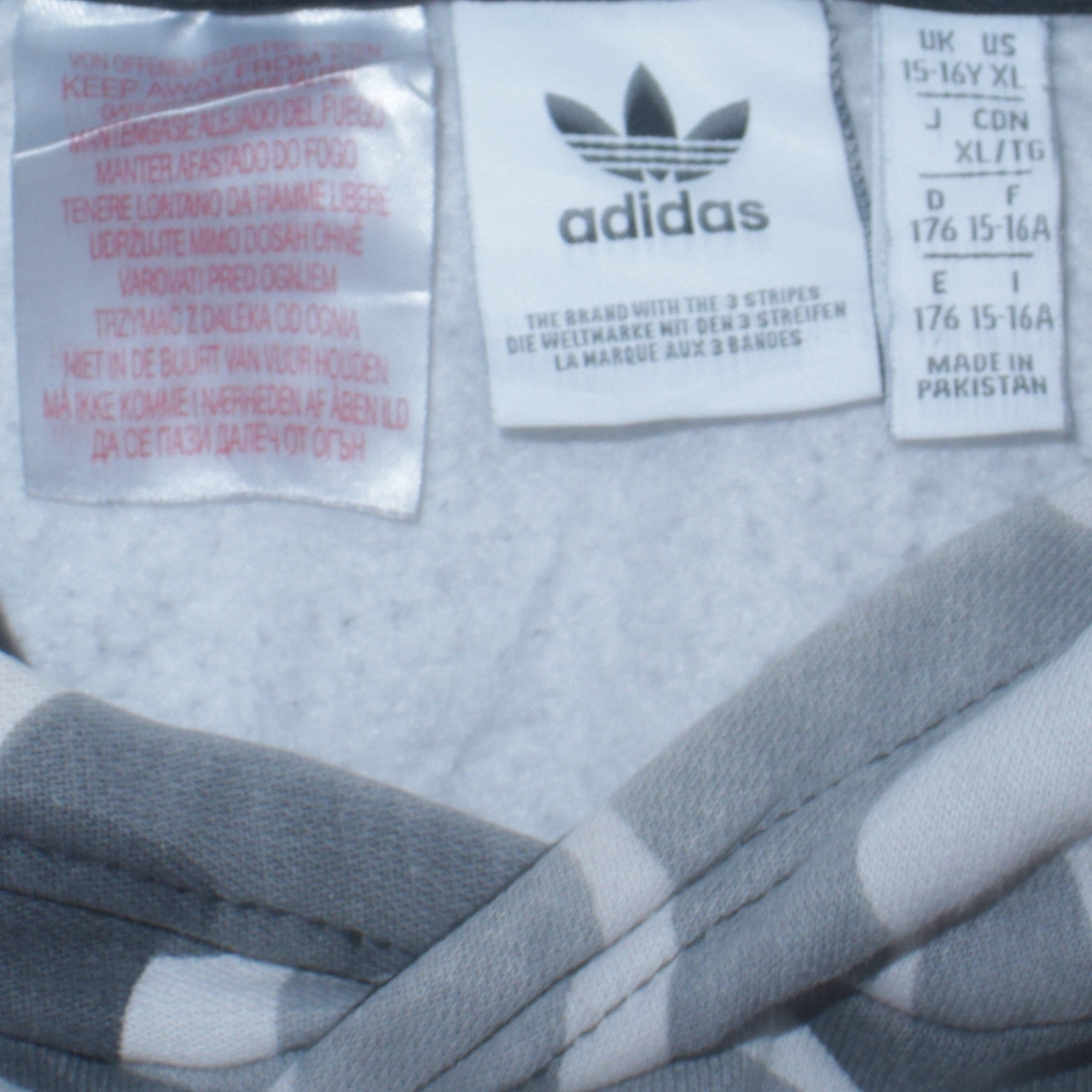 Boys UK Size 15-16 Years adidas Black Pullover Hoodie