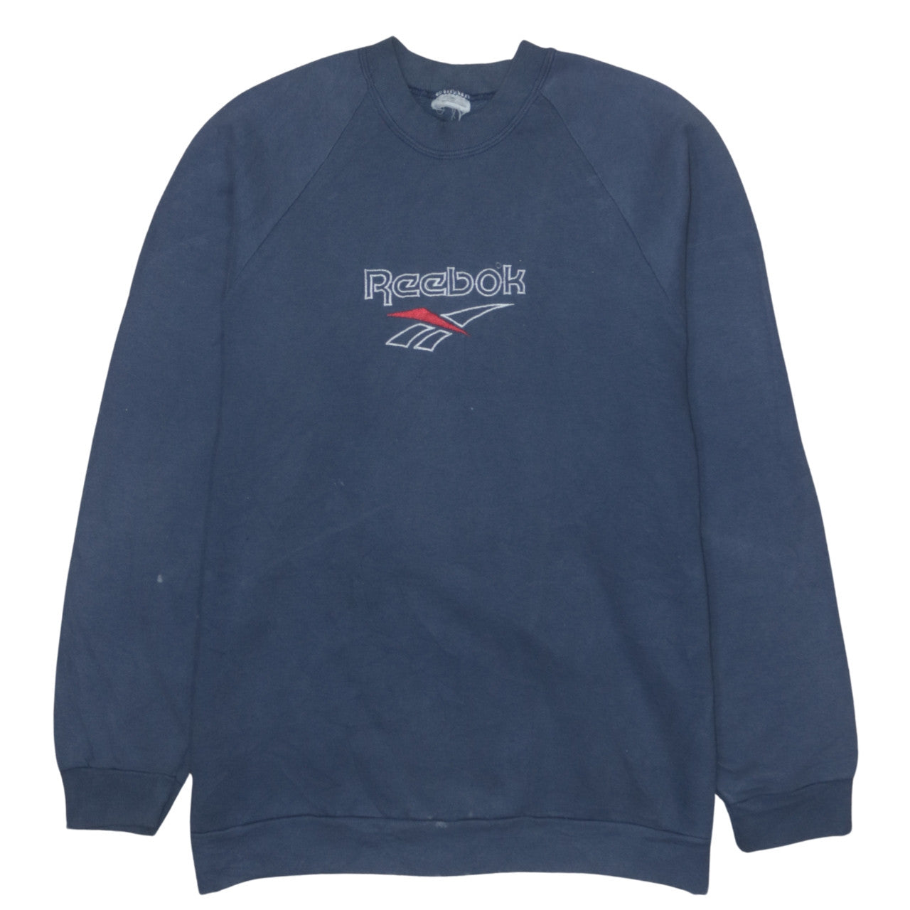 Womens UK Size L Reebok Blue Pullover Sweatshirt