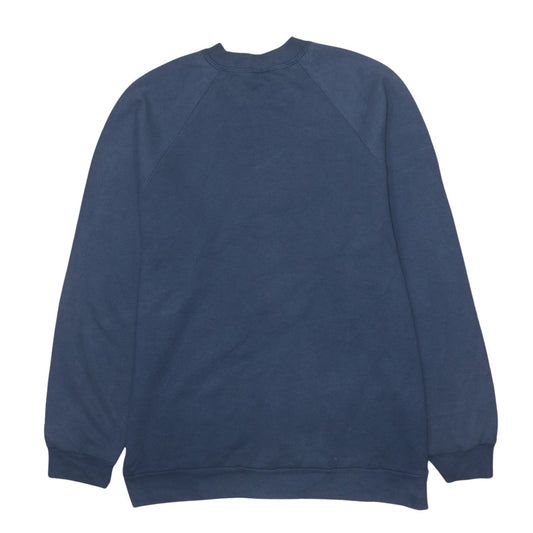 Womens UK Size L Reebok Blue Pullover Sweatshirt
