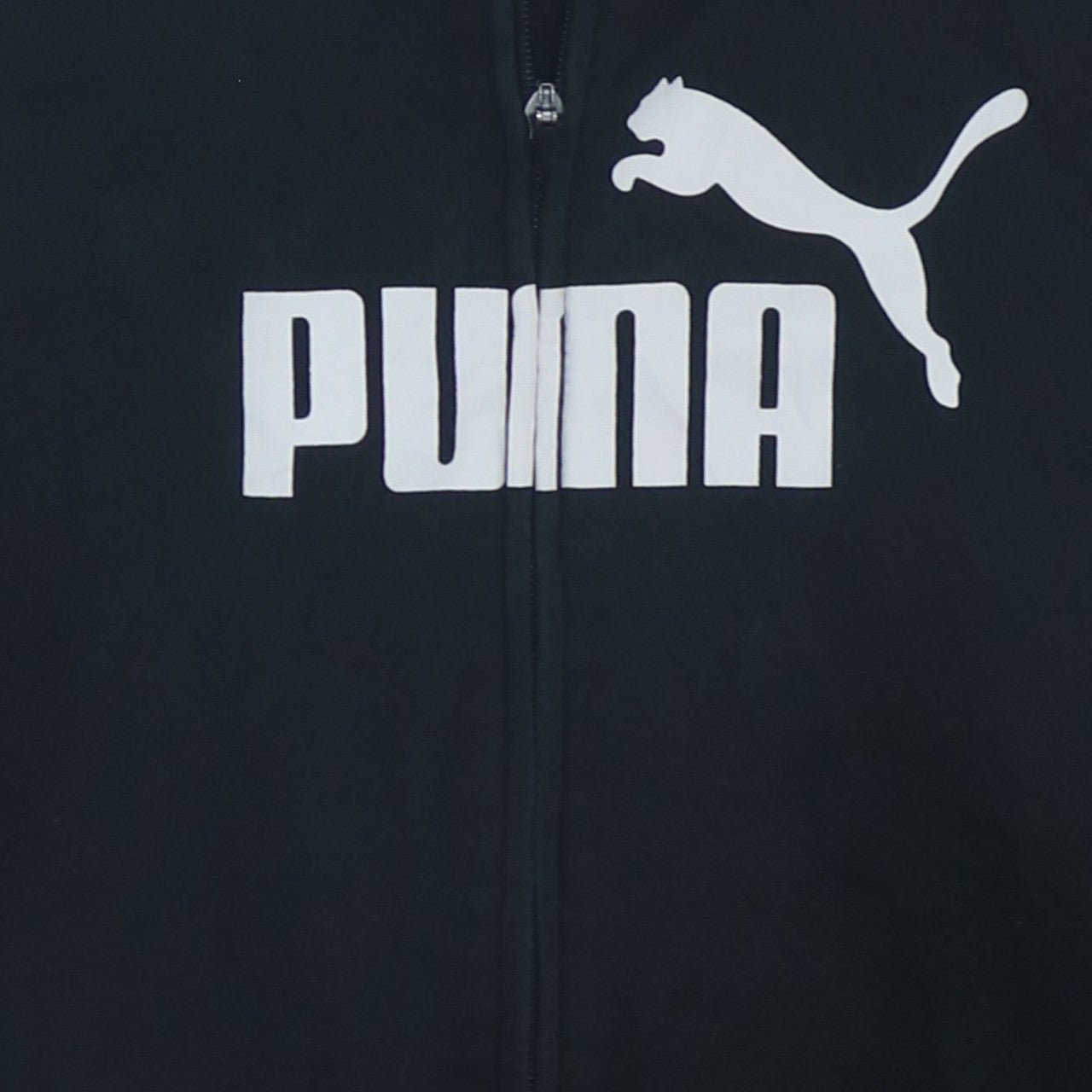 Womens UK Size 12 PUMA Black Full Zip Hoodie