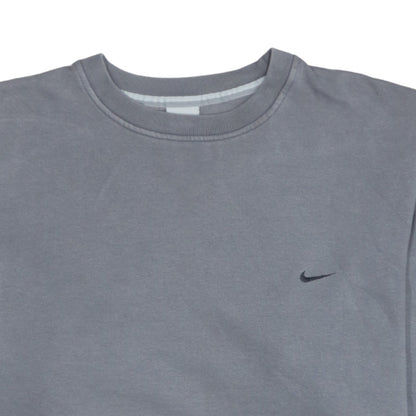 Mens UK Size 2XL Nike Grey Pullover Sweatshirt