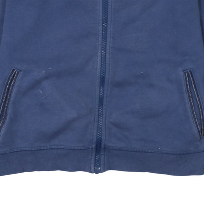 Mens UK Size L Napapijri Blue Full Zip Sweatshirt