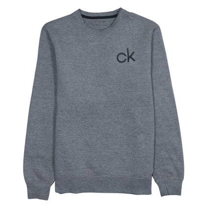 Mens UK Size S Calvin Klein Grey Pullover Sweatshirt