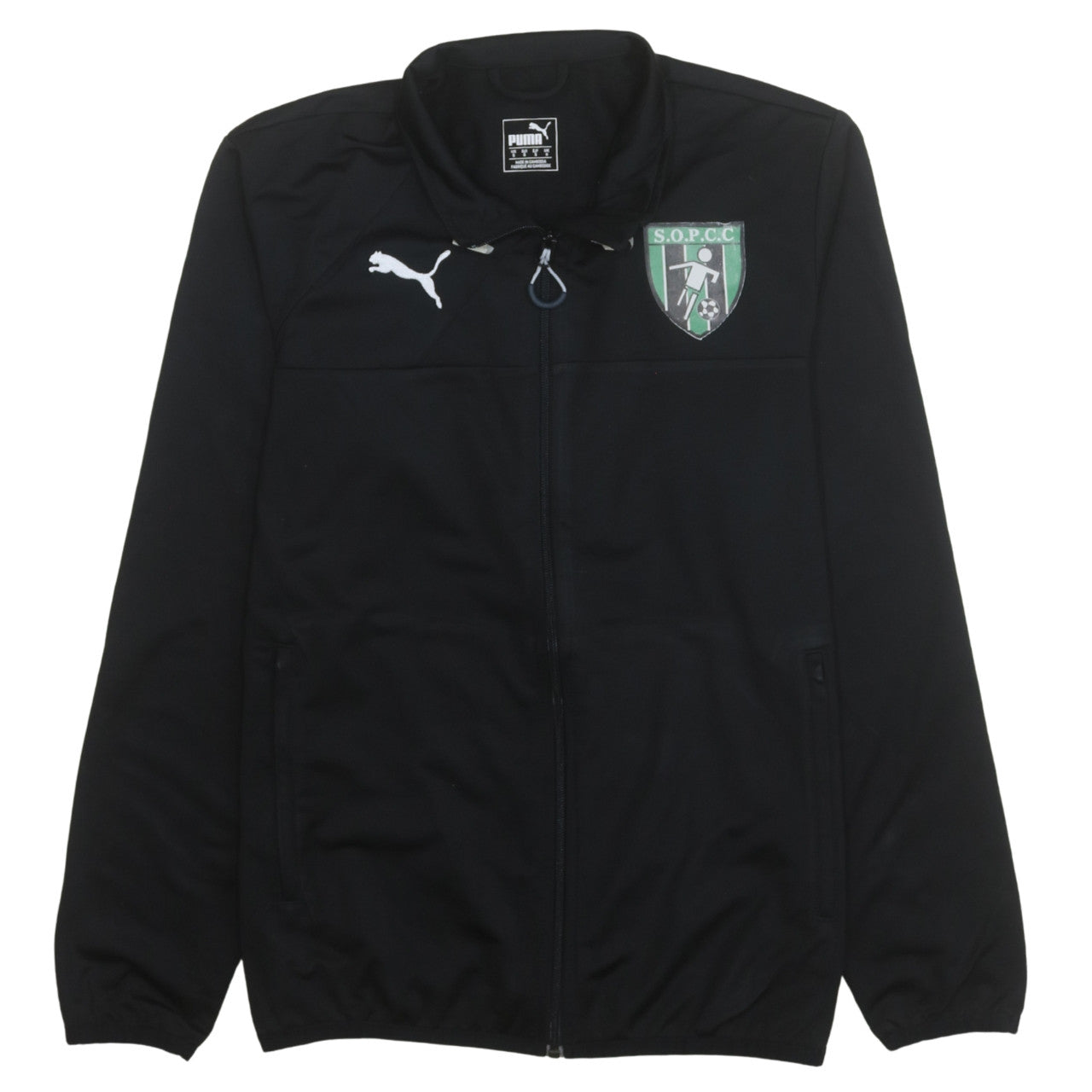 Mens UK Size S PUMA Black Full Zip Sweatshirt
