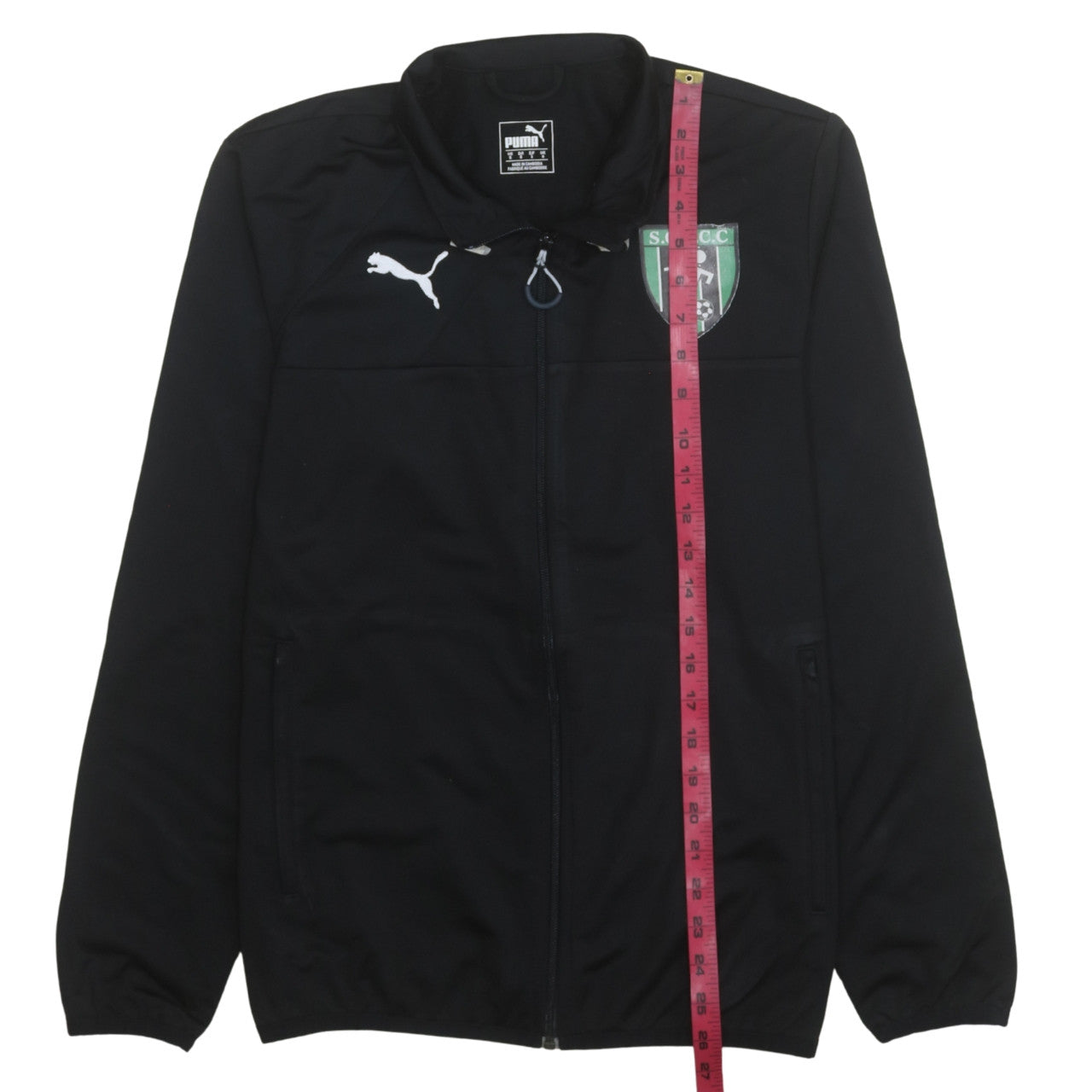 Mens UK Size S PUMA Black Full Zip Sweatshirt