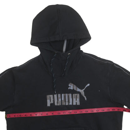 Mens UK Size M PUMA Black Pullover Hoodie