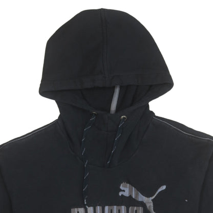 Mens UK Size M PUMA Black Pullover Hoodie